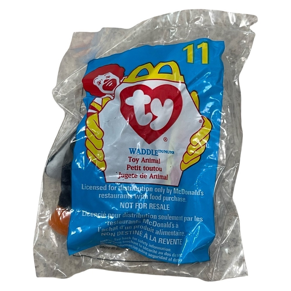 Ty Teenie Beanie Babies Named Waddle the Penguin!